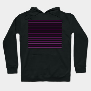 Stripes in pink and back Hoodie